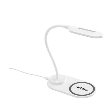 Carga 10W Desklight-Wireless Charger Bureaulamp Oplader Wit