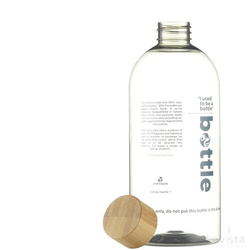 Rpet waterfles (500 ml) Transparant