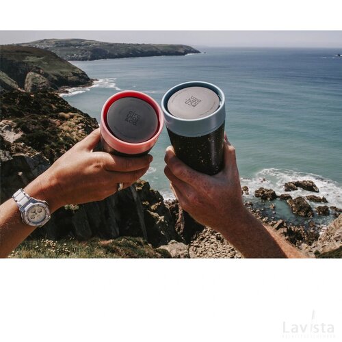 Circular&Co Recycled Coffee Cup 340 Ml Koffiebeker Zwart/Blauw