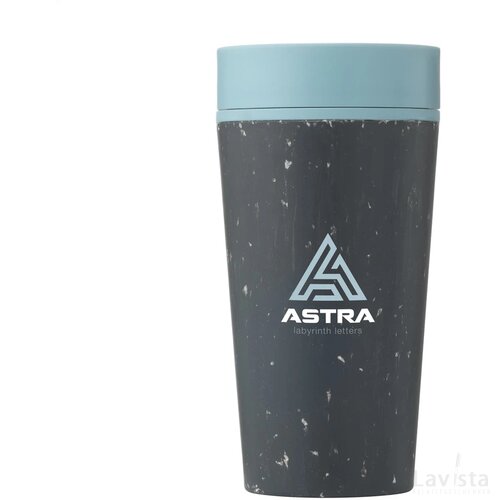 Circular&Co Recycled Coffee Cup 340 Ml Koffiebeker Zwart/Blauw
