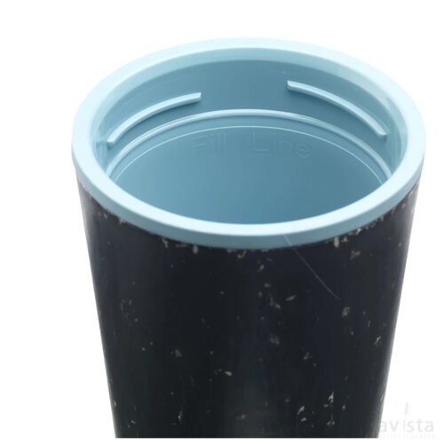 Circular&Co Recycled Coffee Cup 340 Ml Koffiebeker Zwart/Blauw