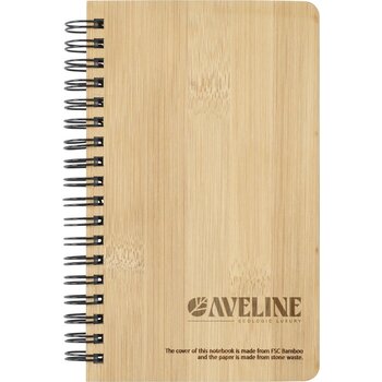 Notebook Made From Stonewaste-Bamboo A5 Notitieboek Bruin