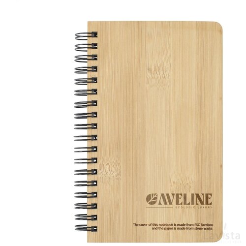 Notebook Made From Stonewaste-Bamboo A5 Notitieboek Bruin