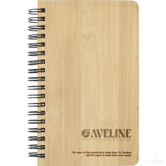 Notebook Made From Stonewaste-Bamboo A5 Notitieboek Bruin