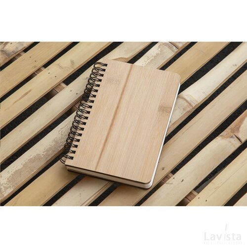 Notebook Made From Stonewaste-Bamboo A5 Notitieboek Bruin