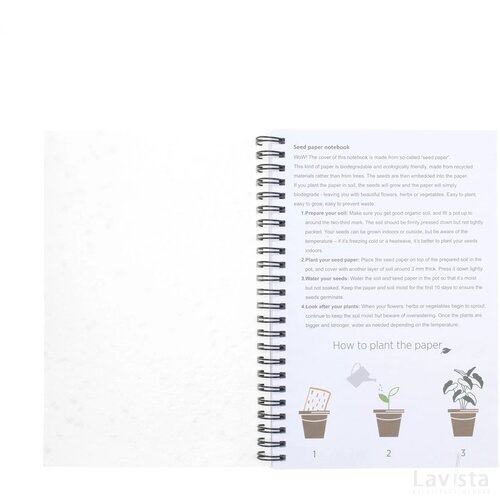 Seedpaper Notebook A5 Wit