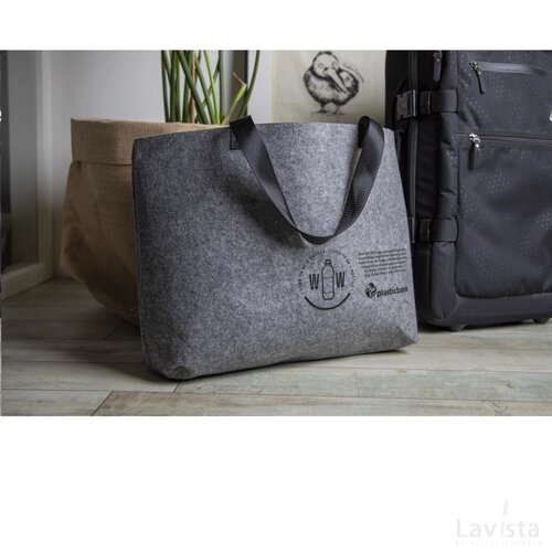 Rpet Felt Shoulder Bag Schoudertas Grijs