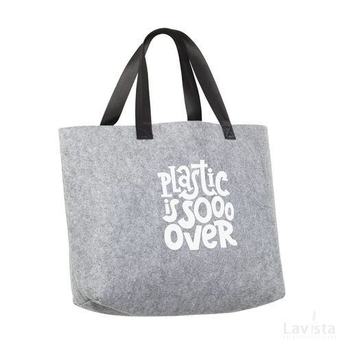 Rpet Felt Shoulder Bag Schoudertas Grijs