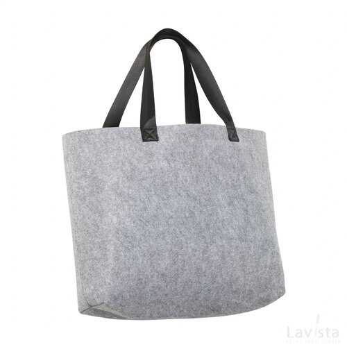 Rpet Felt Shoulder Bag Schoudertas Grijs