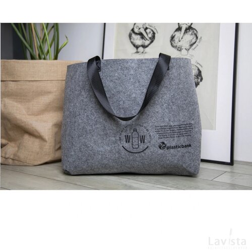 Rpet Felt Shoulder Bag Schoudertas Grijs