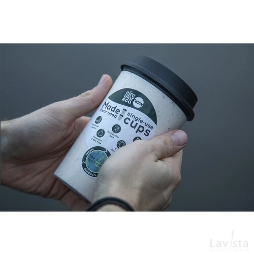Circular&Co Recycled Now Cup 340 Ml Koffiebeker Zwart