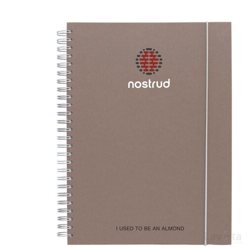 Notebook Agricultural Waste A5 - Hardcover 100 Pagina's Almond