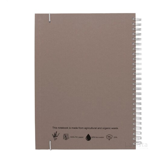 Notebook Agricultural Waste A5 - Hardcover 100 Pagina's Almond