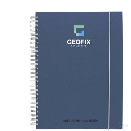 Notebook Agricultural Waste A5 - Hardcover 100 Pagina's Lavender