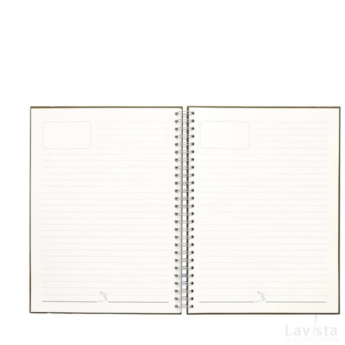 Notebook Agricultural Waste A5 - Hardcover 100 Pagina's Hazelnut