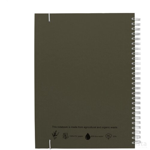 Notebook Agricultural Waste A5 - Hardcover 100 Pagina's Coffee