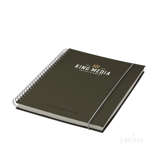 Notebook Agricultural Waste A5 - Hardcover 100 Pagina's Coffee