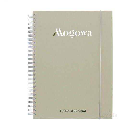 Notebook Agricultural Waste A5 - Hardcover 100 Pagina's Kiwi