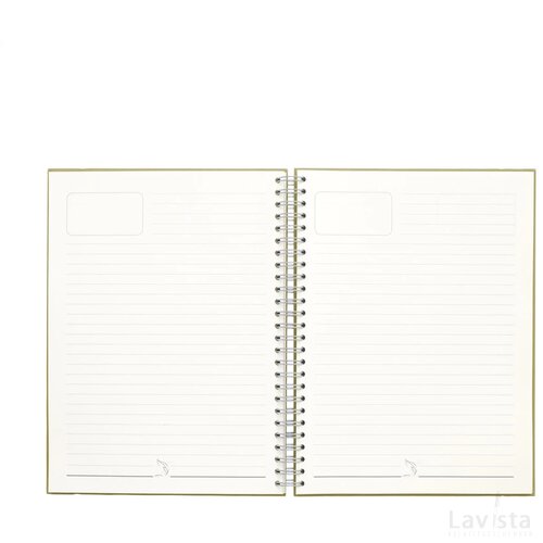 Notebook Agricultural Waste A5 - Hardcover 100 Pagina's Olive