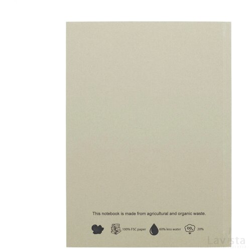 Notebook Agricultural Waste A5 - Softcover 100 Pagina's Kiwi