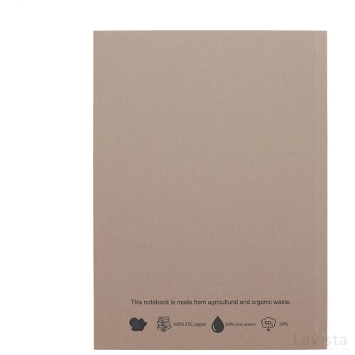 Notebook Agricultural Waste A5 - Softcover 100 Pagina's Almond