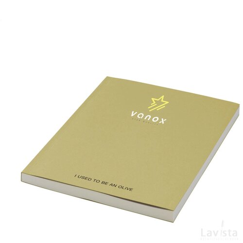 Notebook Agricultural Waste A5 - Softcover 100 Pagina's Olive