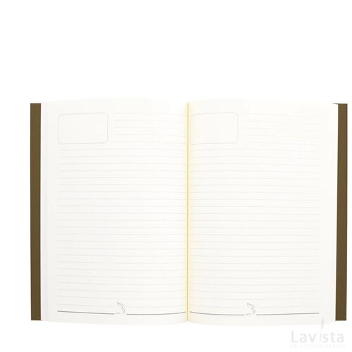 Notebook Agricultural Waste A5 - Softcover 100 Pagina's Hazelnut