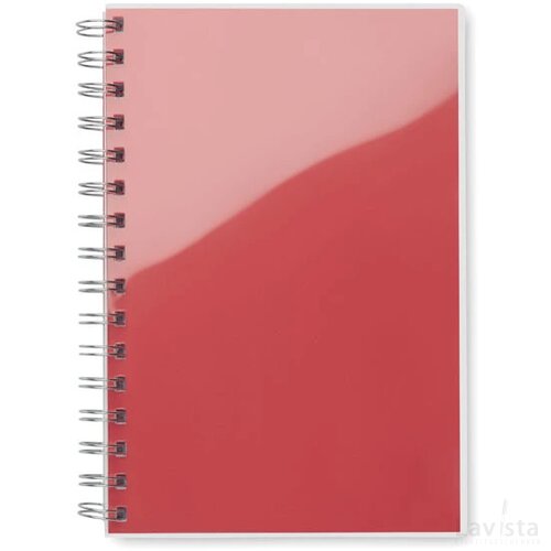 A5 notitieboek rpet kaft Anotate rood
