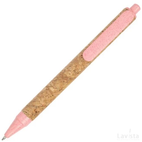 MADEIRA balpen kurk/tarwestro Peekay roze