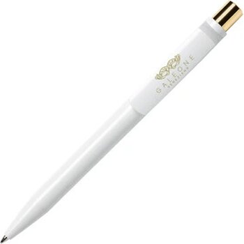 DOT D1 C GOLD balpen Maxema wit
