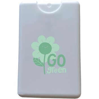 Handreinigingsspray card, 16 ml wit