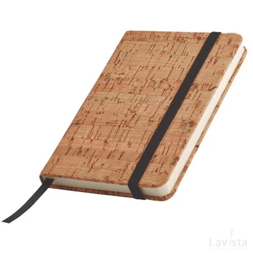 Kurk hardcover notitieboek A6. ecru