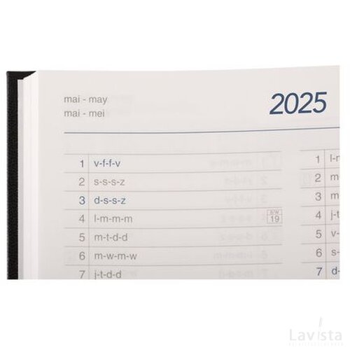 Eurodirect Agenda 4-Talig Blauw