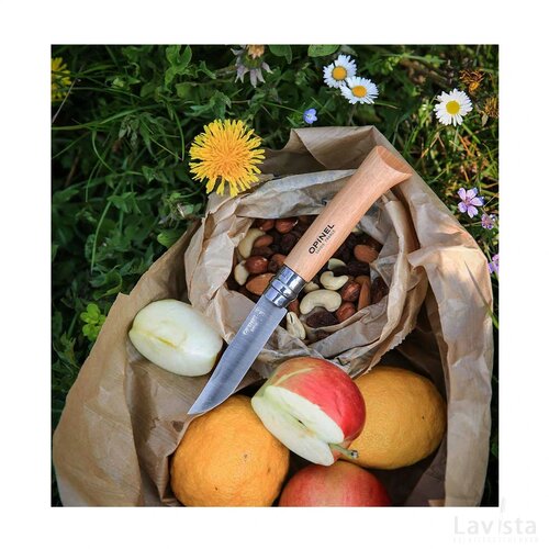 Opinel Inox No 08 Zakmes Hout