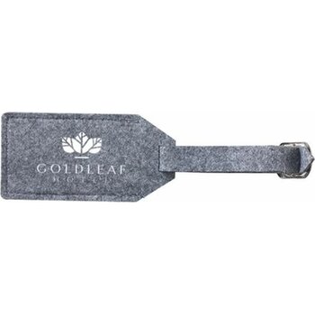 Rpet Felt Luggage Tag Bagagelabel Grijs