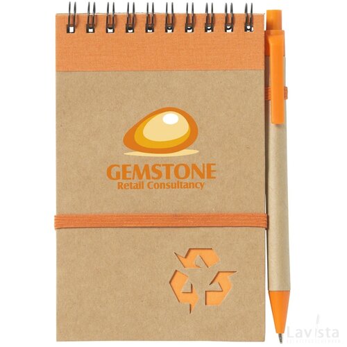 Recyclenote-M Notitieboek Oranje