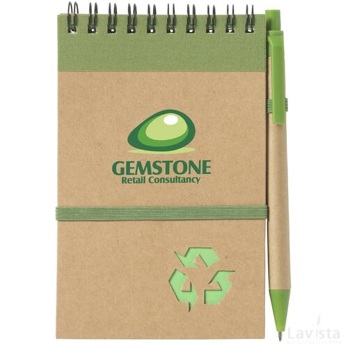 Recyclenote-M Notitieboek Groen
