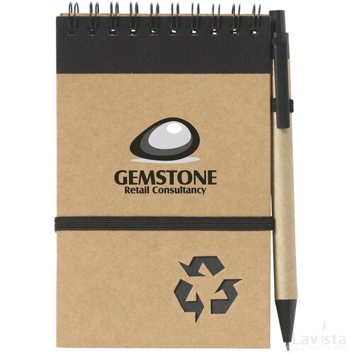 Recyclenote-M Notitieboek Zwart
