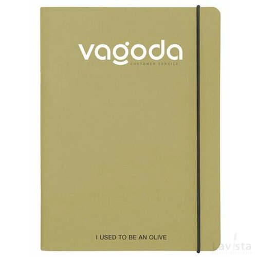 Notebook Agricultural Waste A5 - Softcover 32 Vel Olive