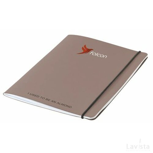 Notebook Agricultural Waste A5 - Softcover 32 Vel Almond