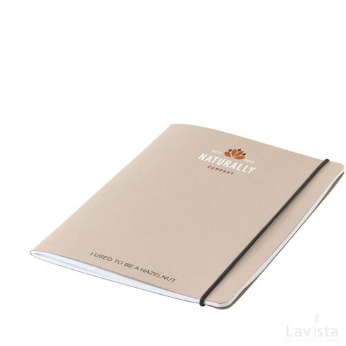 Notebook Agricultural Waste A5 - Softcover 32 Vel Hazelnut
