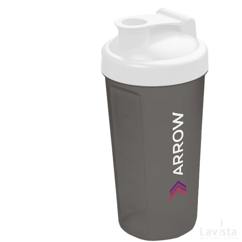 Shaker Proteïn Drinkbeker Wit/Grijs