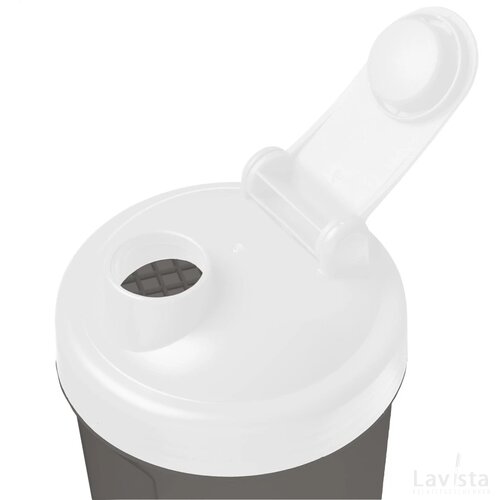 Shaker Proteïn Drinkbeker Wit/Grijs