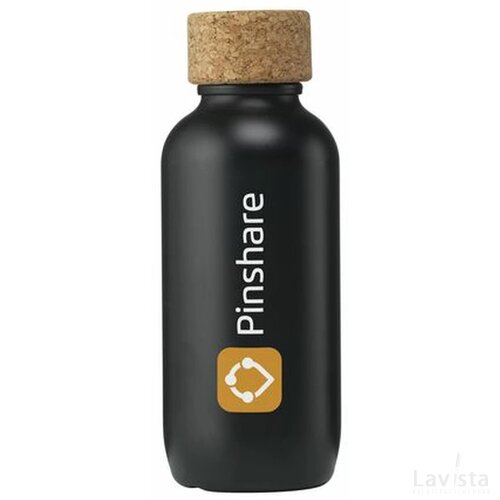 Ecobottle 650 Ml Plant Based - Made In Eu Zwart