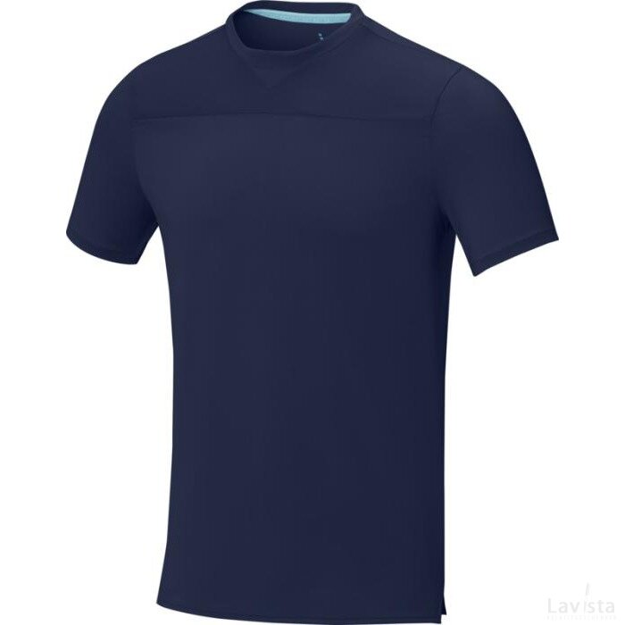 Borax Heren T-shirt met korte mouwen, cool fit, GRS gerecycled Navy