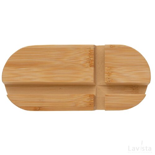 Bamboe tablet en telefoon stand bruin