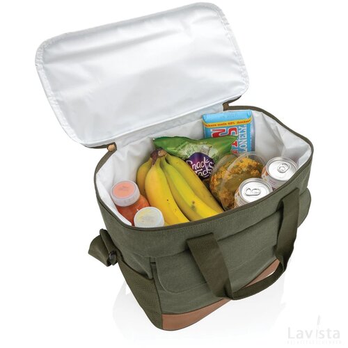 Impact AWARE™ 16 oz. recycled canvas koeltas groen