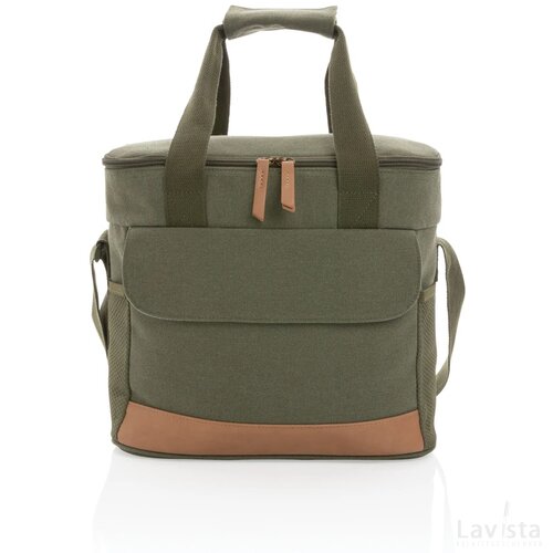 Impact AWARE™ 16 oz. recycled canvas koeltas groen