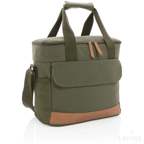 Impact AWARE™ 16 oz. recycled canvas koeltas groen