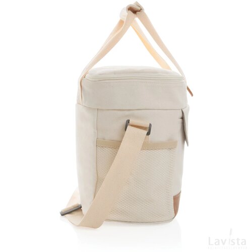 Impact AWARE™ 16 oz. recycled canvas koeltas gebroken wit